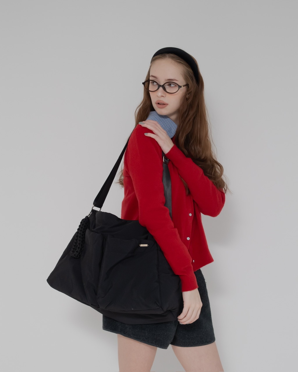 ジュメロ　jumelle パファーショルダーバッグ　ブラウン 予約販売/6月下旬】パファーショルダーバッグ BROWN | JUMELLE | JUMELLE