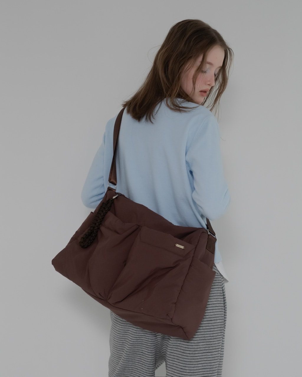 予約販売/6月下旬】パファーショルダーバッグ BROWN | JUMELLE | JUMELLE