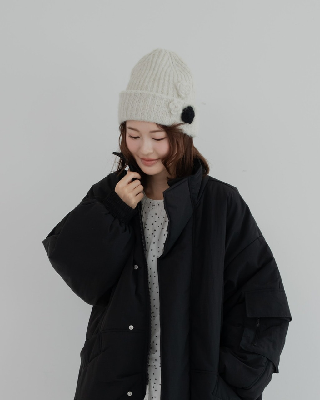 フラワーニット帽 #2カラー | すべての商品 | JUMELLE