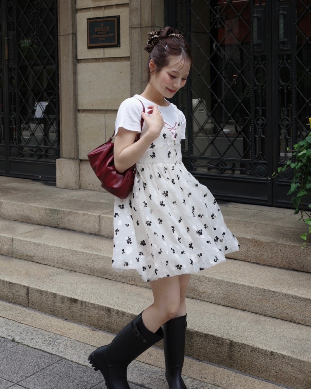 a/mie〉膨れジャガードビスチェ ジャガードビスチェ uchida fumika | DRESSING BODY PROPORTION トップス