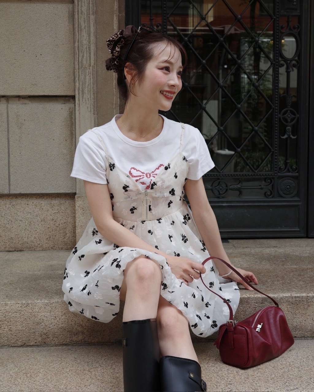予約販売/6月下旬】ジャガードビスチェ WHITE | ALL | JUMELLE