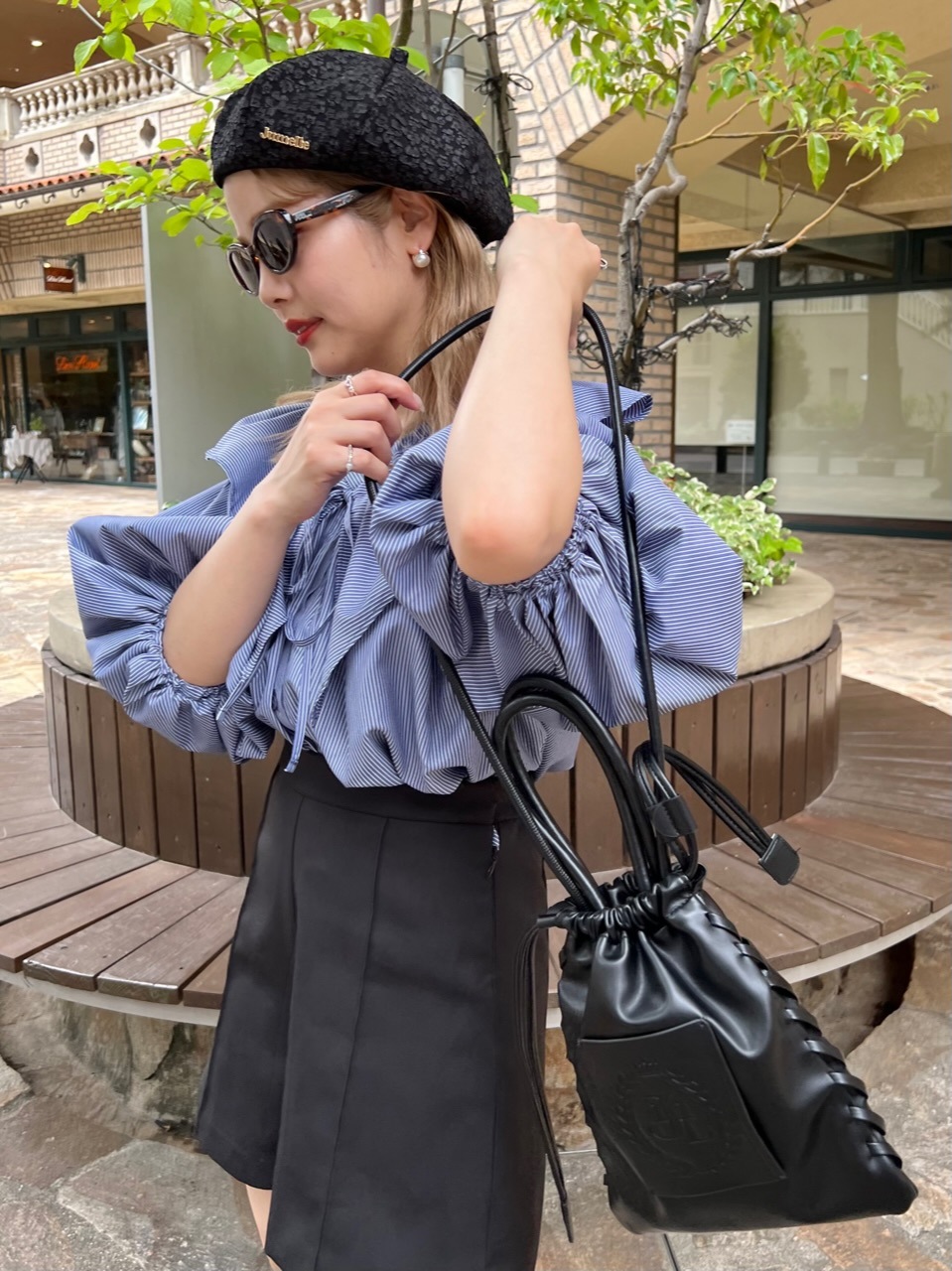 エンボスベレー帽 ※残りわずか | アクセサリー/グッズ/帽子 | JUMELLE