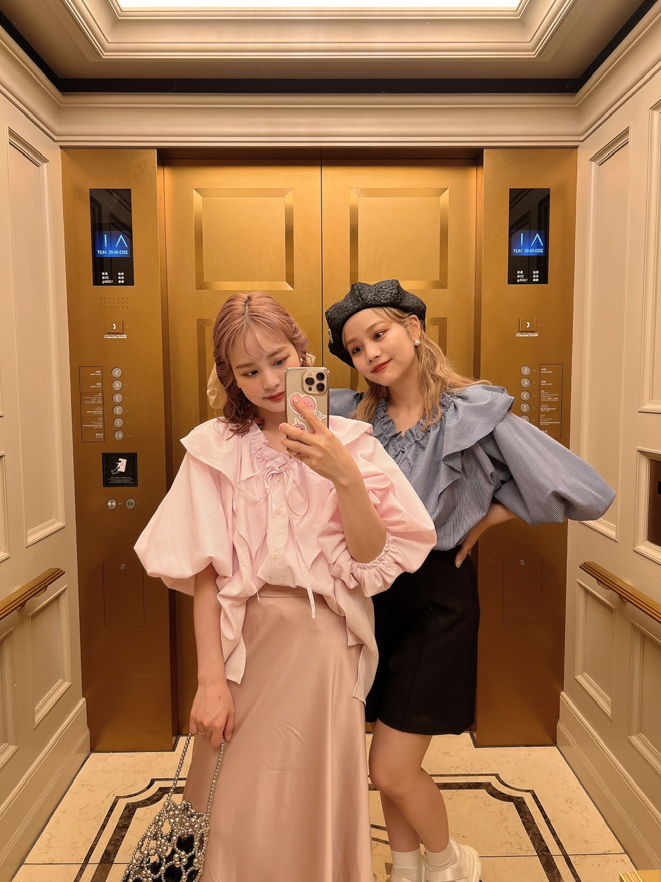 ストライプフリルBL | SHIRT/BLOUSE | JUMELLE