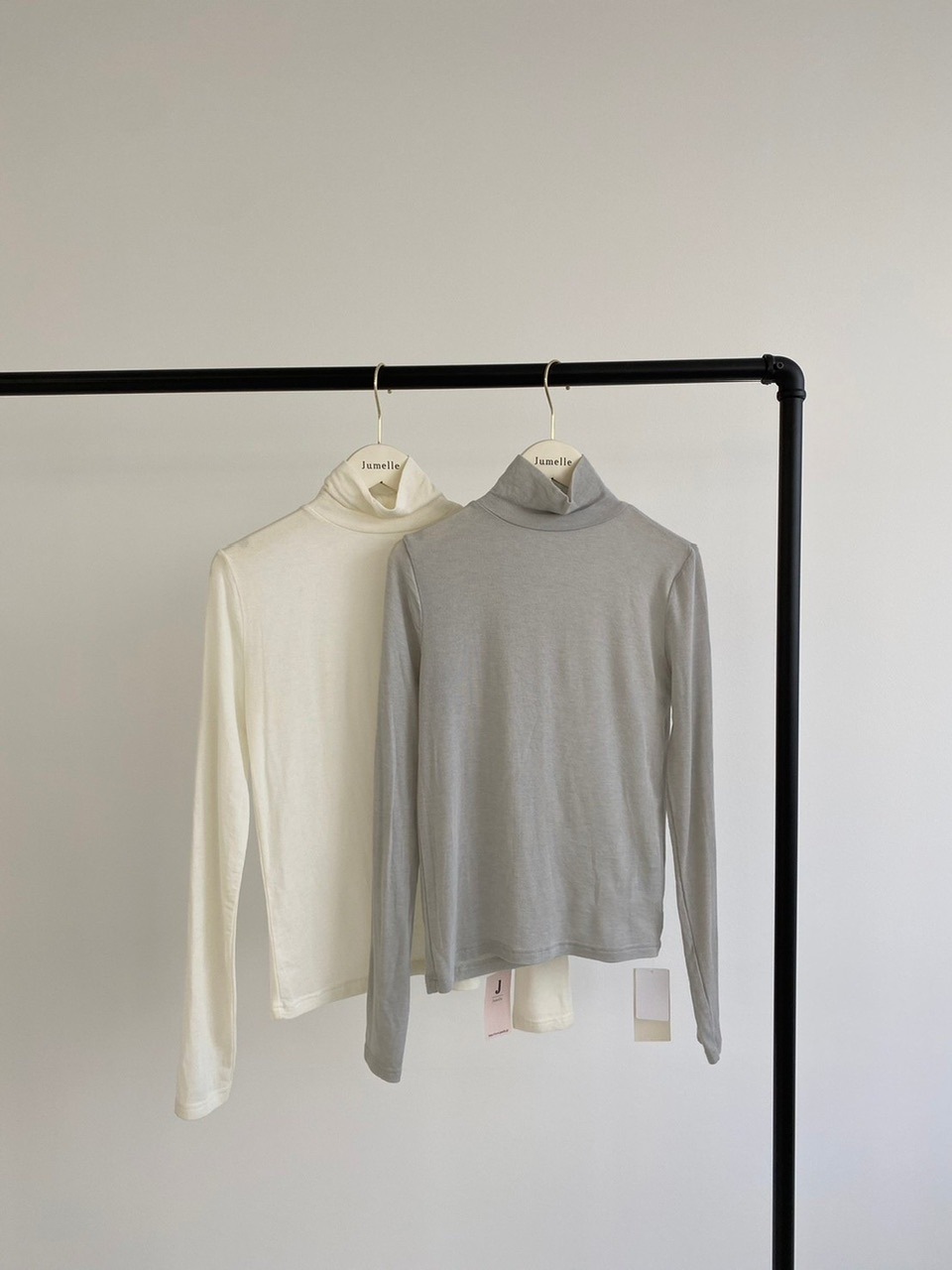 テンセルウールタートル GRAY | CUTSEW/SWEAT | JUMELLE