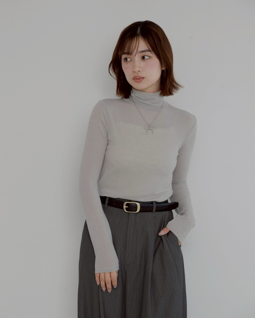 ドットール テンセルウールタートル GRAY | CUTSEW/SWEAT | JUMELLE