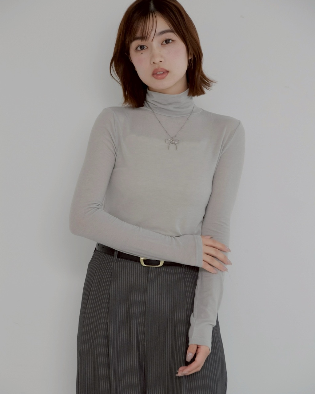 SALE】テンセルウールタートル GRAY ※残りわずか | CUTSEW/SWEAT | JUMELLE