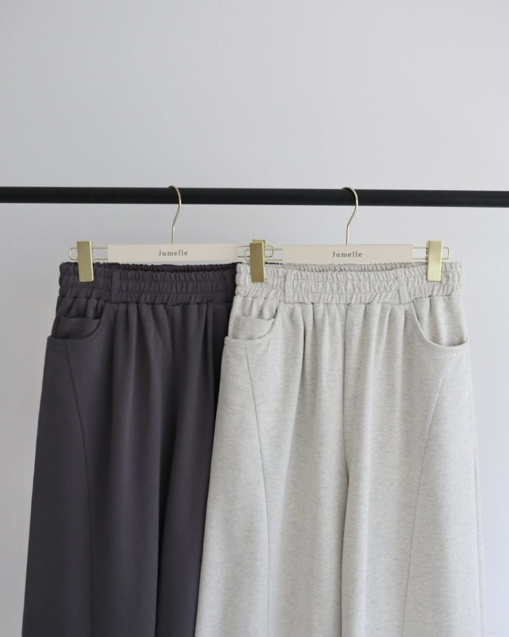【新品】37,400円POSTELEGANT パンツ38M XEXYMIX ゼクシィミックス ロング パンツ ミディアムフェザー