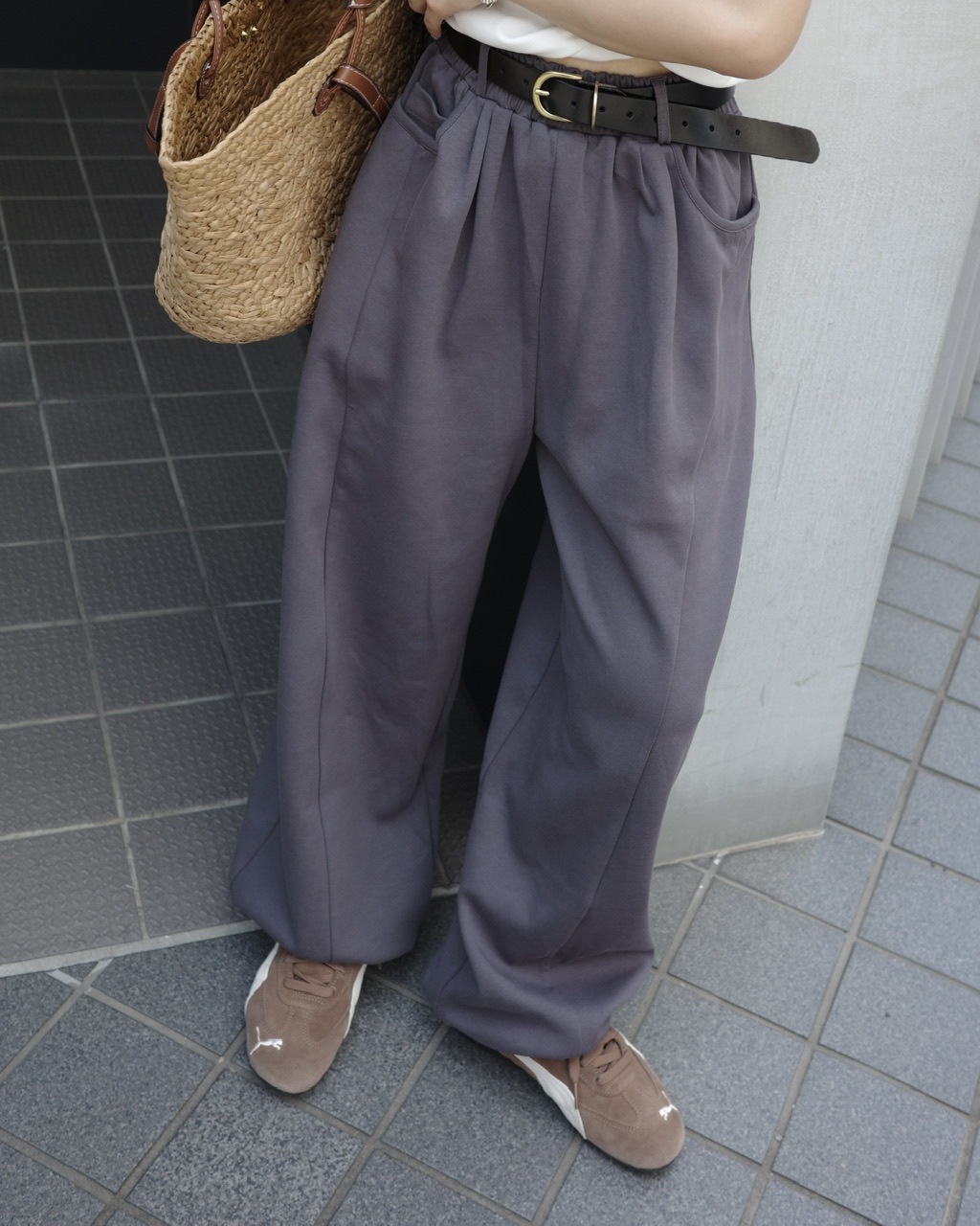 バレルレッグスウェットパンツ #2カラー | PANTS | JUMELLE