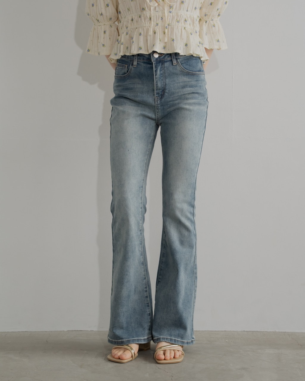jumelle ストレッチフレアデニム　S 7月15日(水)19時再入荷】ストレッチフレアデニム #3サイズ | ALL | JUMELLE
