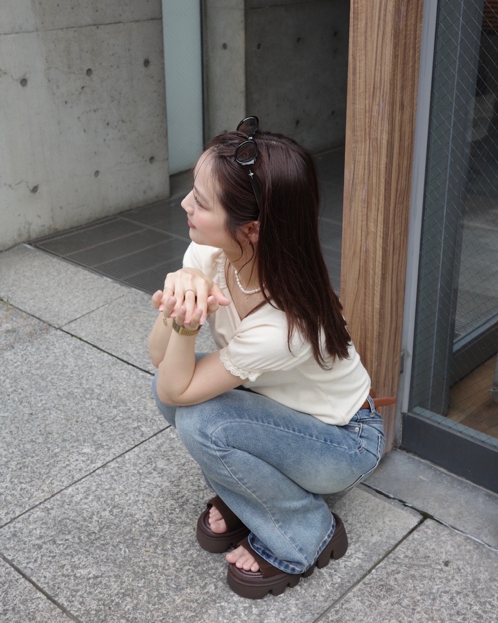 7月15日(水)19時再入荷】ストレッチフレアデニム #3サイズ | ALL | JUMELLE