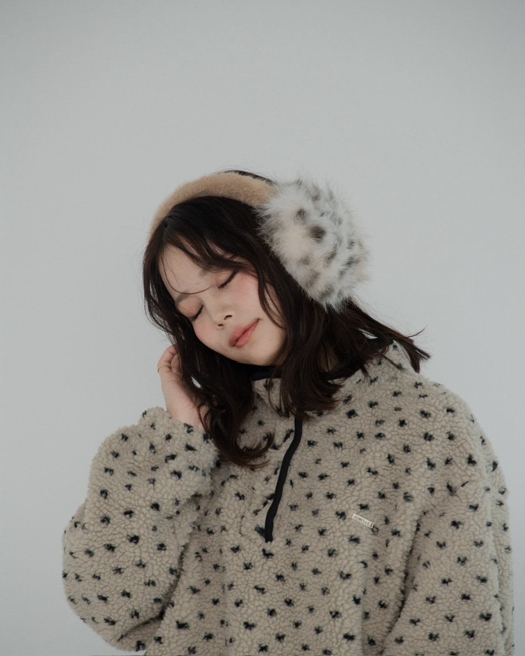 フェイクファーイヤーマフラー | JUMELLE | JUMELLE