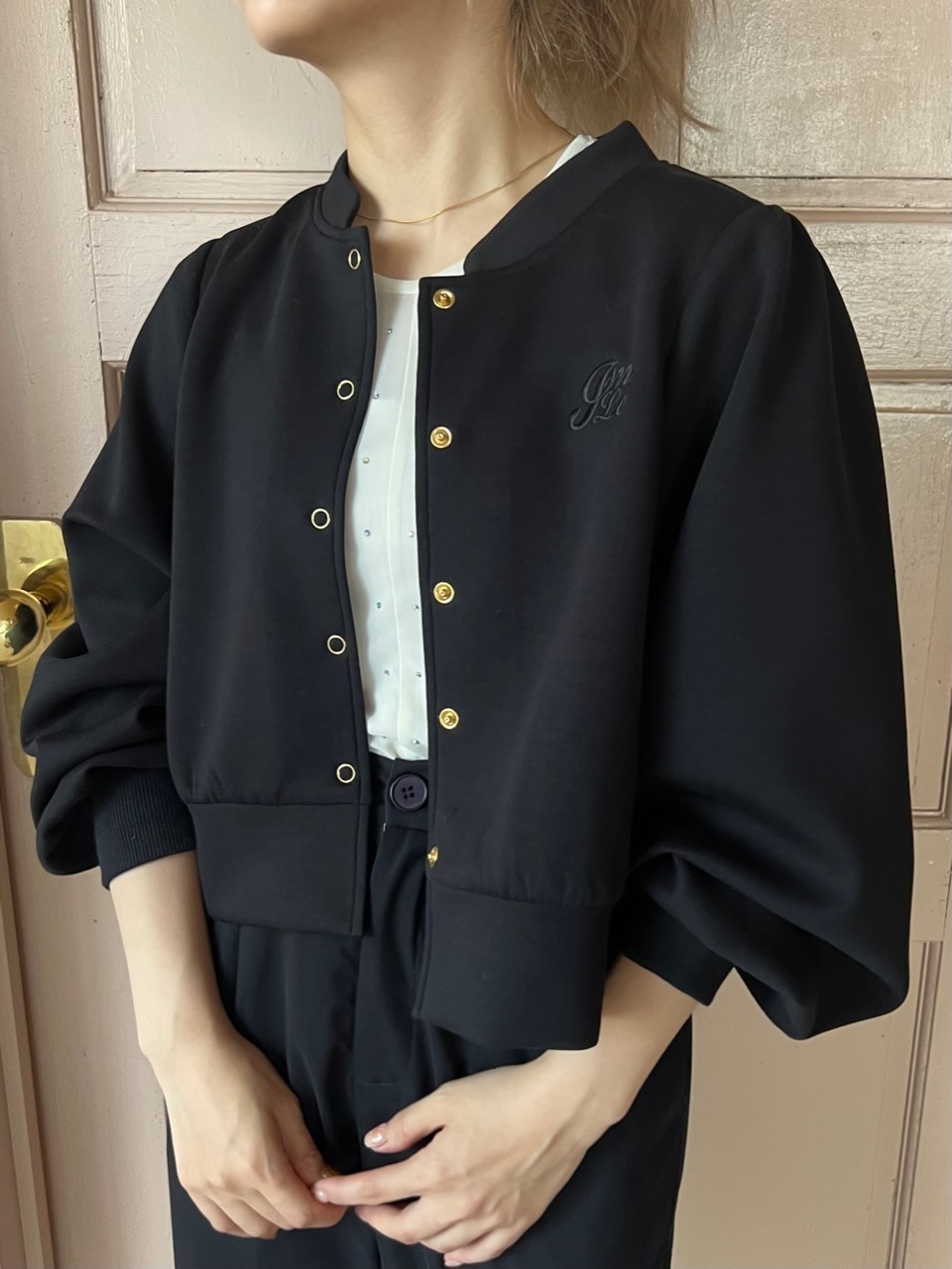 LIten / リテン bonbon knitブラック bonding cardigan ブラック | KNIT/CARDIGAN | JUMELLE