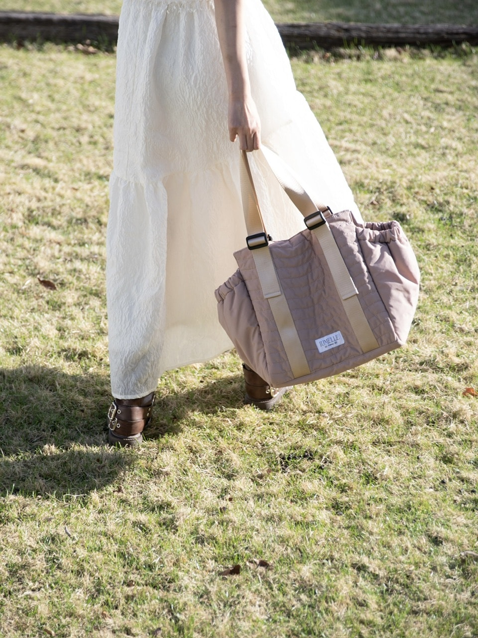 予約販売/2月下旬】multi tote bag ピンク, グレー | バッグ/財布