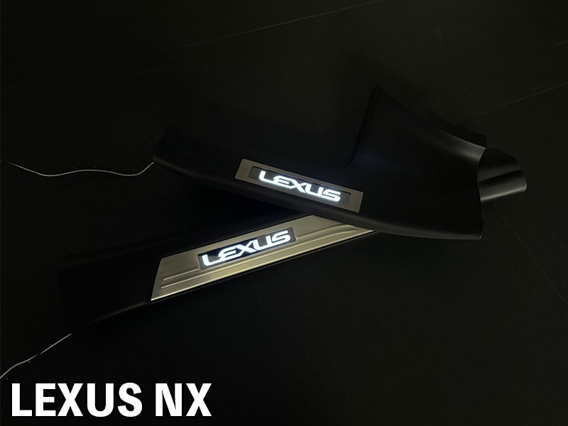 LEXUS NX LEDスカッフプレート【現品加工】