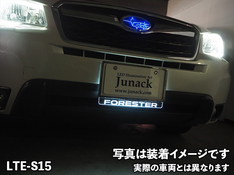  全車種対応 汎用品 発光エンブレム 直径8cm 簡単取付【即日発送】 LEDトランスエンブレム 【LTE-S15】