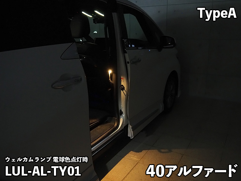 LEDIST ウェルカムランプ typeA for 40アルファード/ヴェルファイア