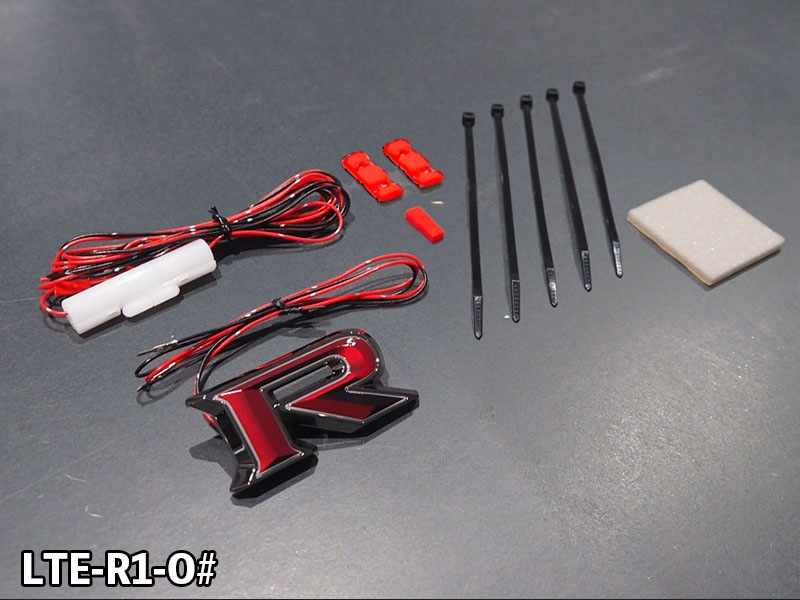 LEDトランスエンブレムＲ for R35GTR【LTE-R1-##】