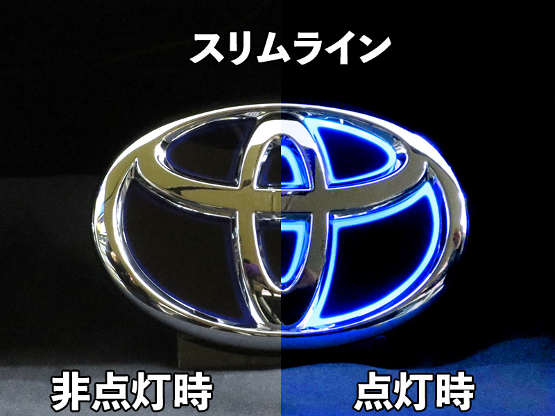 ジュナック LED トランスエンブレム トヨタ ヴァンガード ACA3#,GSA33