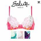 ワコール サルート 51G ブラジャー BTJ751 3/4カップワイヤー (リボンブラ) Cカップ