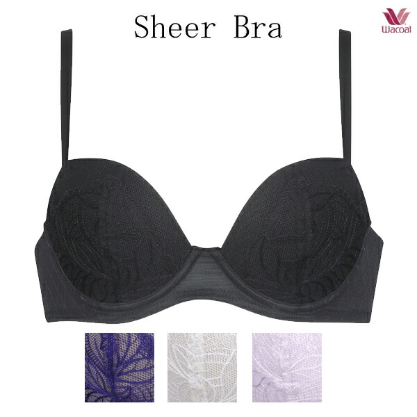 ワコール [Sheer Bra] シアーブラ ブラジャー BRB405 3/4カップ ABC