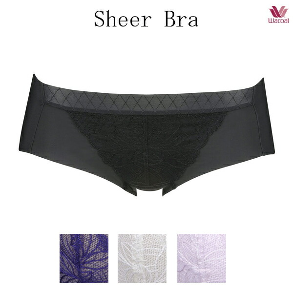 ワコール [Sheer Bra] シアーブラ ショーツ PRA605ML スーパービキニ・ボーイレングス(ヒップハング)