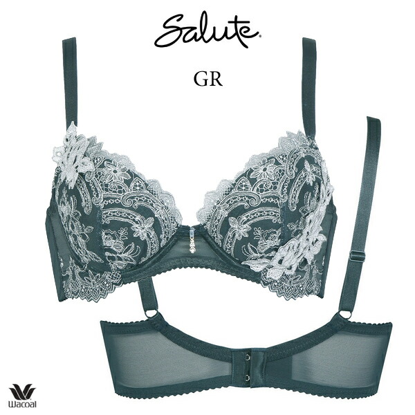 ワコール サルート 74G ブラジャー BTJ474 3/4カップワイヤー Real Up