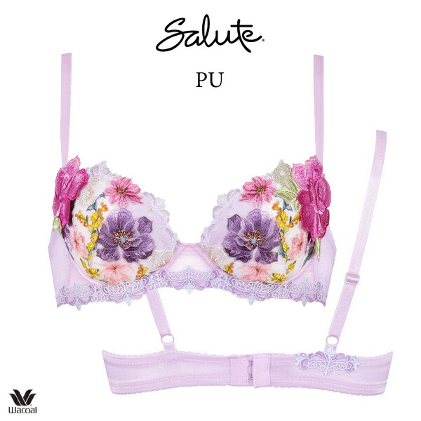 ワコール サルート BTJ493 93G ブラジャー 3/4カップワイヤー P-up