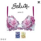 ワコール サルート 21G ブラジャー BTJ421 3/4カップワイヤー (P-upタイプ) D・E・Fカップ|サルート 21G|サルート