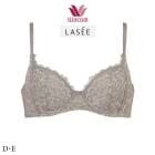 ワコール LASEE 【ラゼ】 95G ブラジャー やさしくつつみ上向きバスト 3/4カップブラ BFA495 D・Eカップ|Lasee95|SALE ラゼ