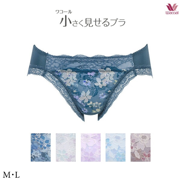 ワコール 小さく見せるブラ ペアショーツ PRA123 M・L ビキニ・ハイレッグ(ノーマルタイプ)
