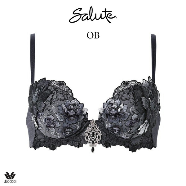 ワコール サルート 23G ブラジャー BTJ423 3/4カップワイヤー P-upタイプ D･E･Fカップ ワコール サルート 23G ブラジャー BTJ423 3/4カップワイヤー P-up