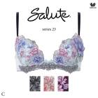 ワコール サルート 23G ブラジャー BTJ723 3/4カップワイヤー (フロントエックスプラスブラ) Cカップ|サルート 23G|サルート