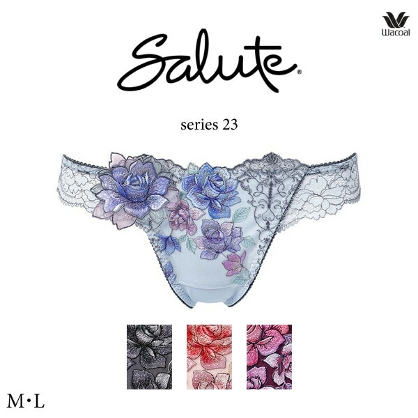 ワコール サルート 23G ショーツ PTJ423 M・L ソング（Tバック)