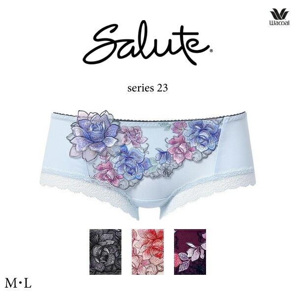 ワコール サルート 23G ショーツ PTJ523 M・L ボーイレングス(ヒップハング)