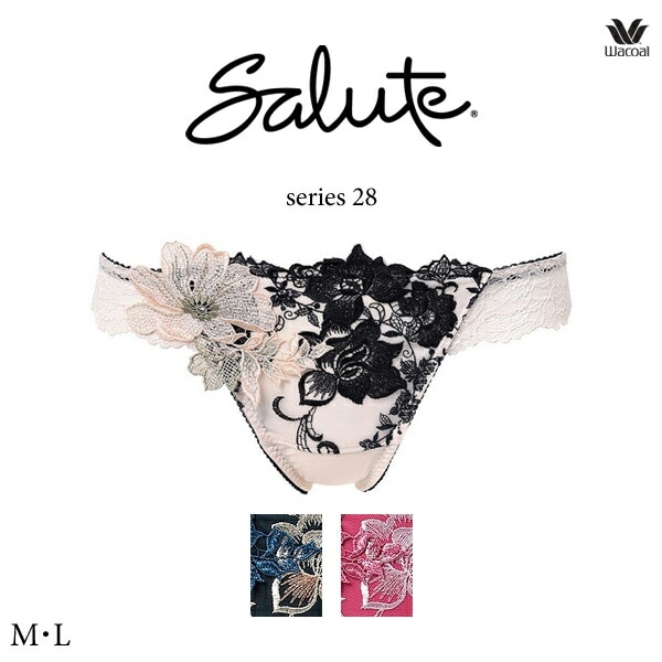 ワコール サルート 28G ショーツ PTJ428 M・L ソング（Tバック)