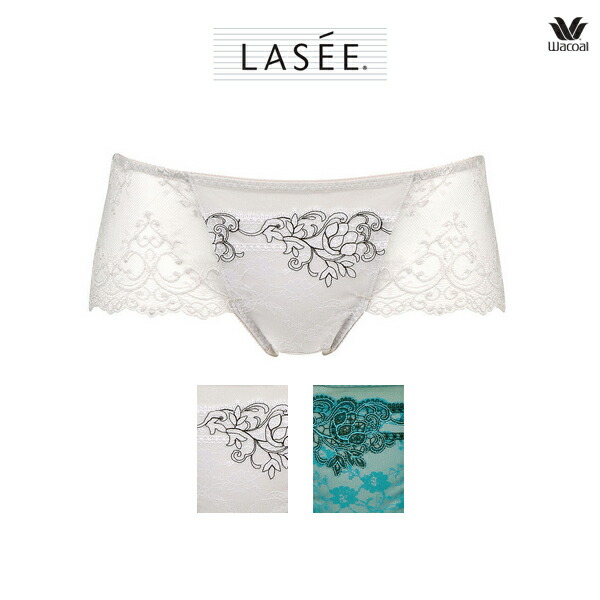 ワコール LASEE 【ラゼ】13G  胸もと年齢マイナス５歳をめざすブラ ショーツ PFA513ML スーパービキニ・ボーイレングス(ヒップハング)