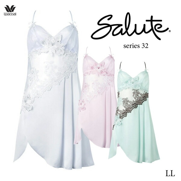 ワコール サルート 32G ランジェリードレス NTJ232 LL [ネグリジェ]