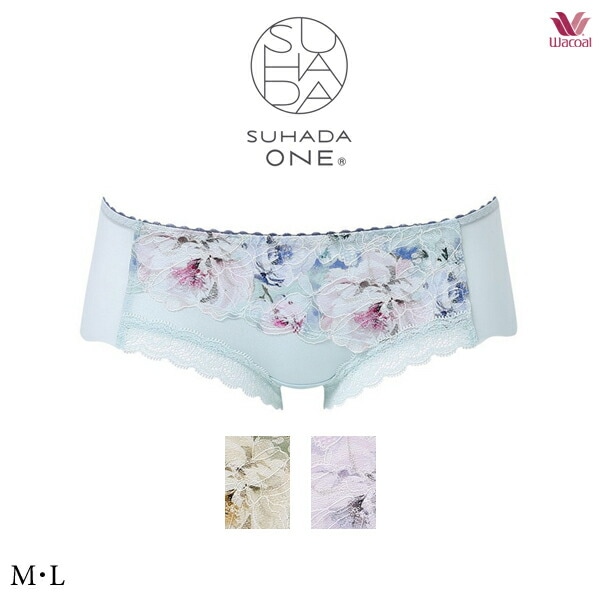 ワコール SUHADA ONE スハダ ワン ペアショーツ PRA611 M・L ボーイレングスショーツ(ヒップハング)