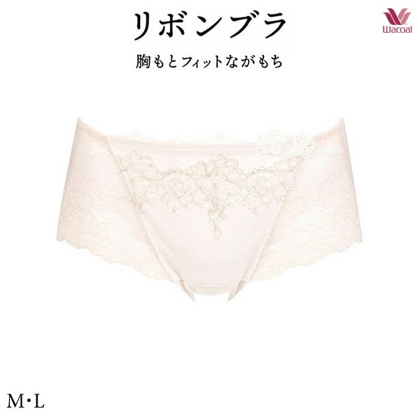 ワコール nanakoななこコラボ リボンブラ 胸もとフィットながもち ショーツ PXD309 M・L サニタリーショーツ