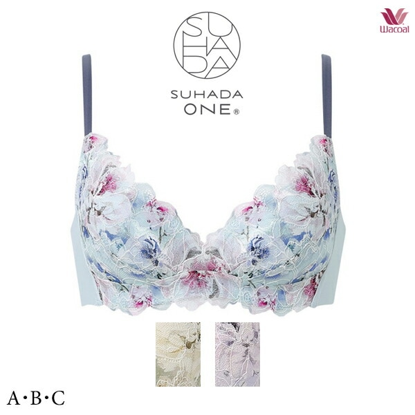 ワコール SUHADA ONE スハダ ワン ブラジャー BXB411 3/4カップ ノンワイヤーブラ A・B・Cカップ