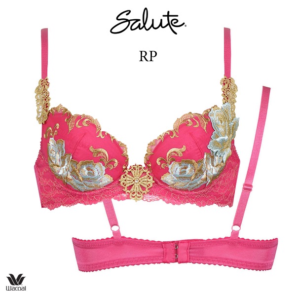 ワコール サルート 73G ブラジャー BTJ473 3/4カップワイヤー P-upタイプ DEFカップ