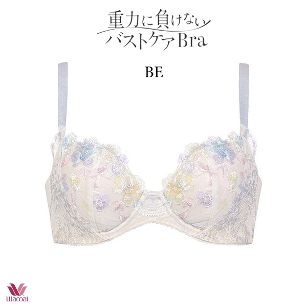 ワコール 重力に負けないバストケアブラ ブラジャー BRB474 3/4カップ DEFカップ