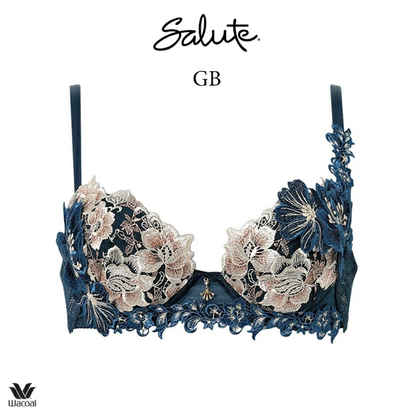 ワコール サルート 28G ブラジャー BTJ428 3/4カップワイヤー P-upタイプ Gカップ