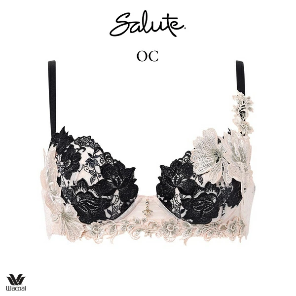 ワコール サルート 28G ブラジャー BTJ428 3/4カップワイヤー P-upタイプ Gカップ