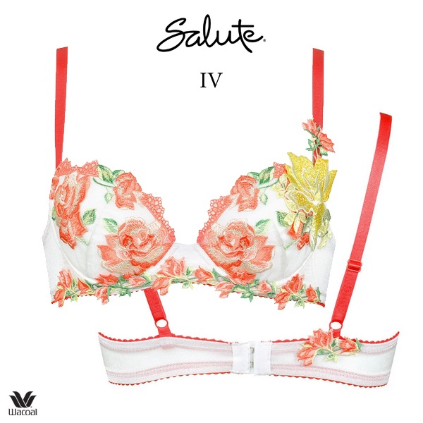 ワコール サルート 11G ブラジャー BTJ411 3/4カップワイヤー P-upタイプ G・H・Iカップ