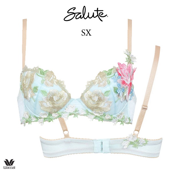 ワコール サルート 11G ブラジャー BTJ411 3/4カップワイヤー P-upタイプ G・H・Iカップ