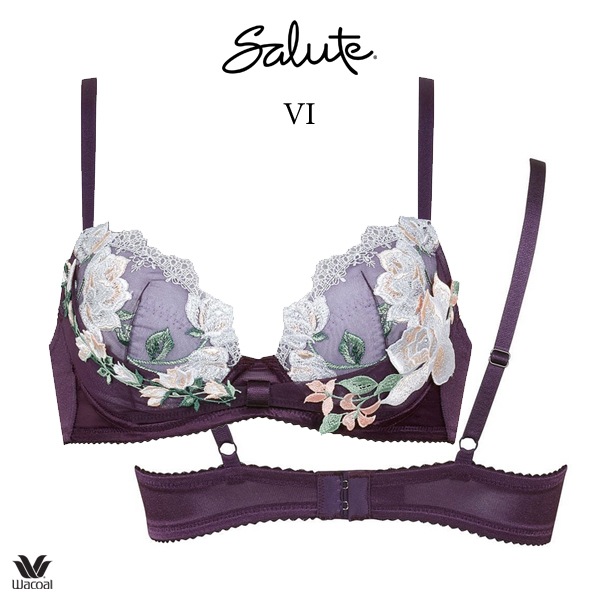ワコール サルート 11G ブラジャー BTJ711 3/4カップワイヤー リボンブラ Gカップ