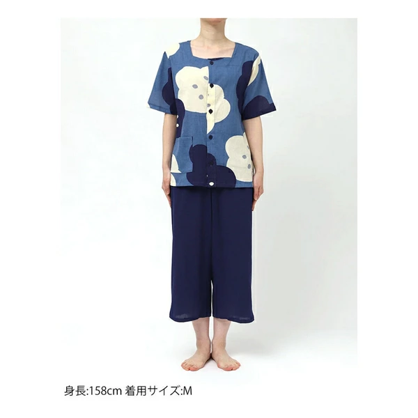 ワコール ルームウェア SOU・SOU パジャマ RDT118 M・L 綿100％ 5分袖・7分丈パンツ [洛袋付き]