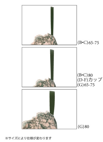 ワコール サルート 20G ブラジャー BTJ720 3/4カップワイヤー リボンブラ DEFカップ