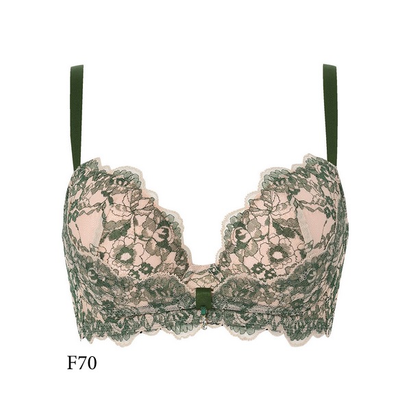 ワコール サルート 20G ブラジャー BTJ720 3/4カップワイヤー リボンブラ DEFカップ